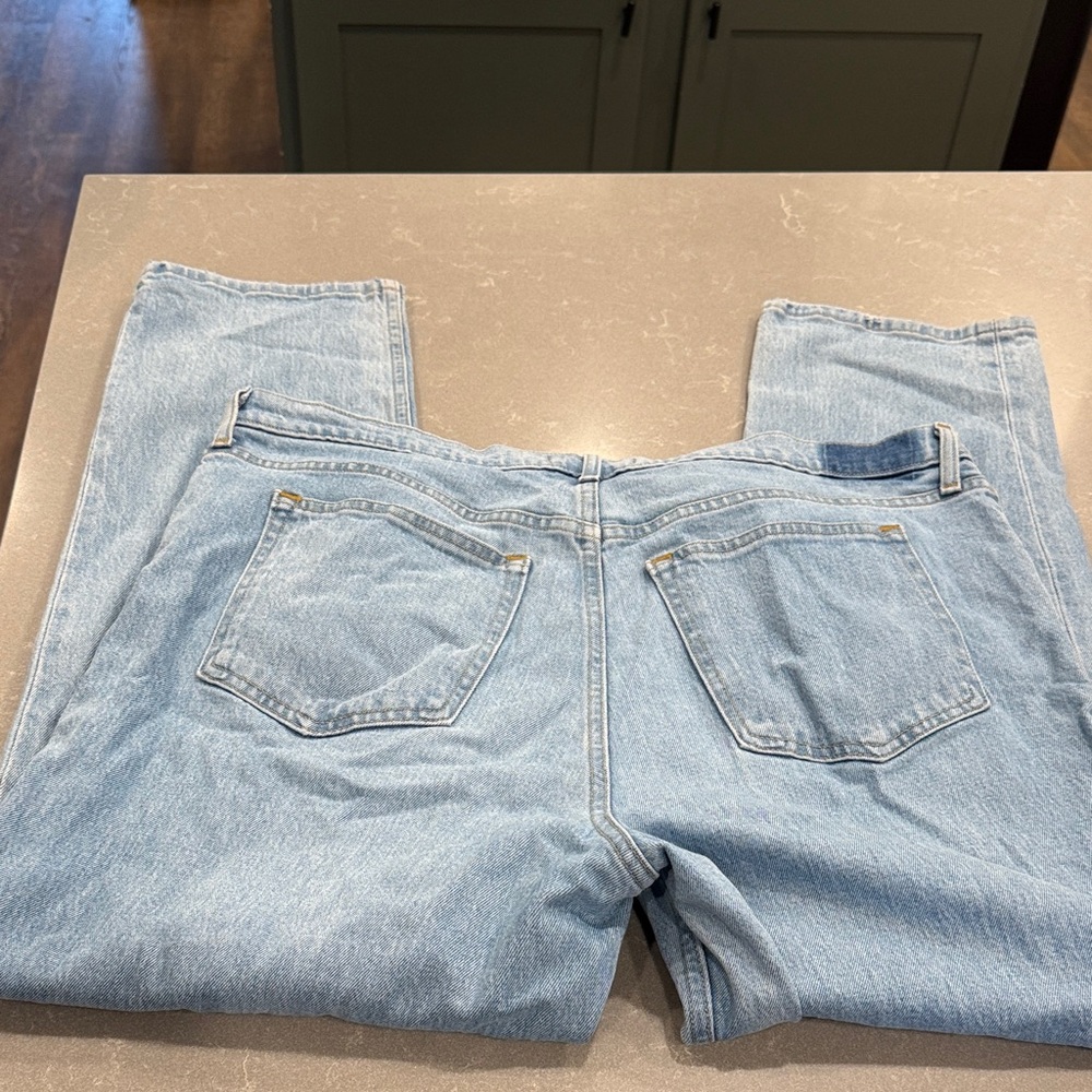 Abercrombie & Fitch Light Blue High Rise Women Jeans - Picture 6 of 7